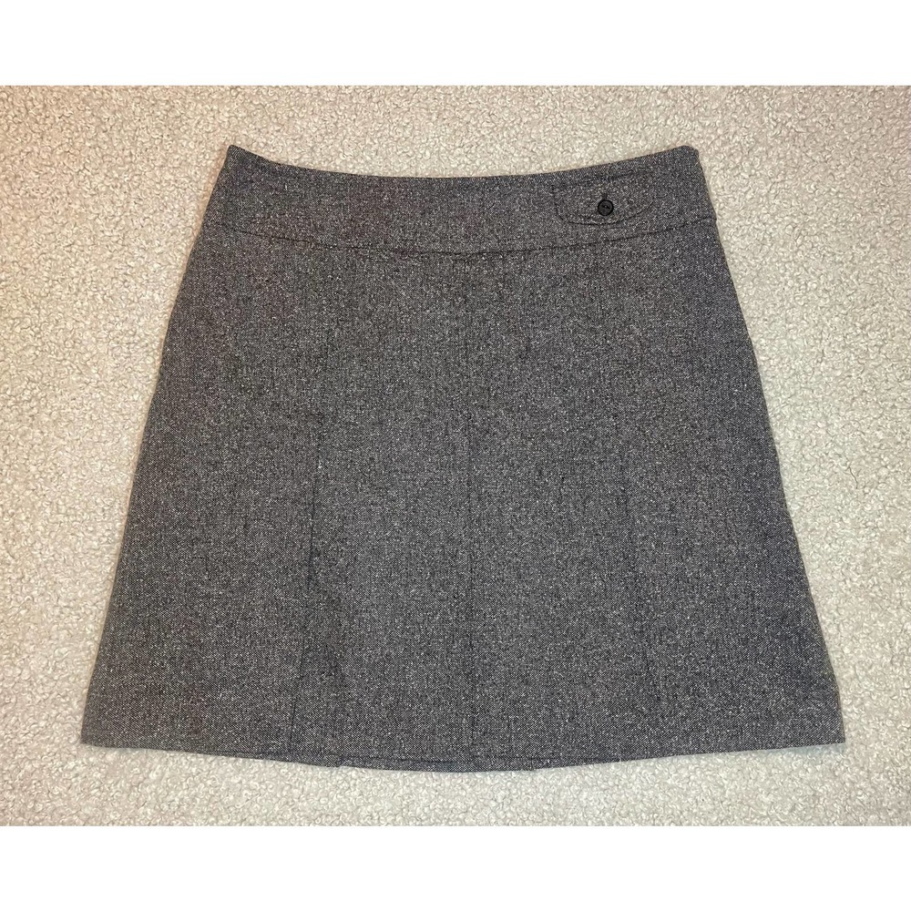 Ann Taylor Loft Tweed Pleated Mini Skirt-Size 14‎